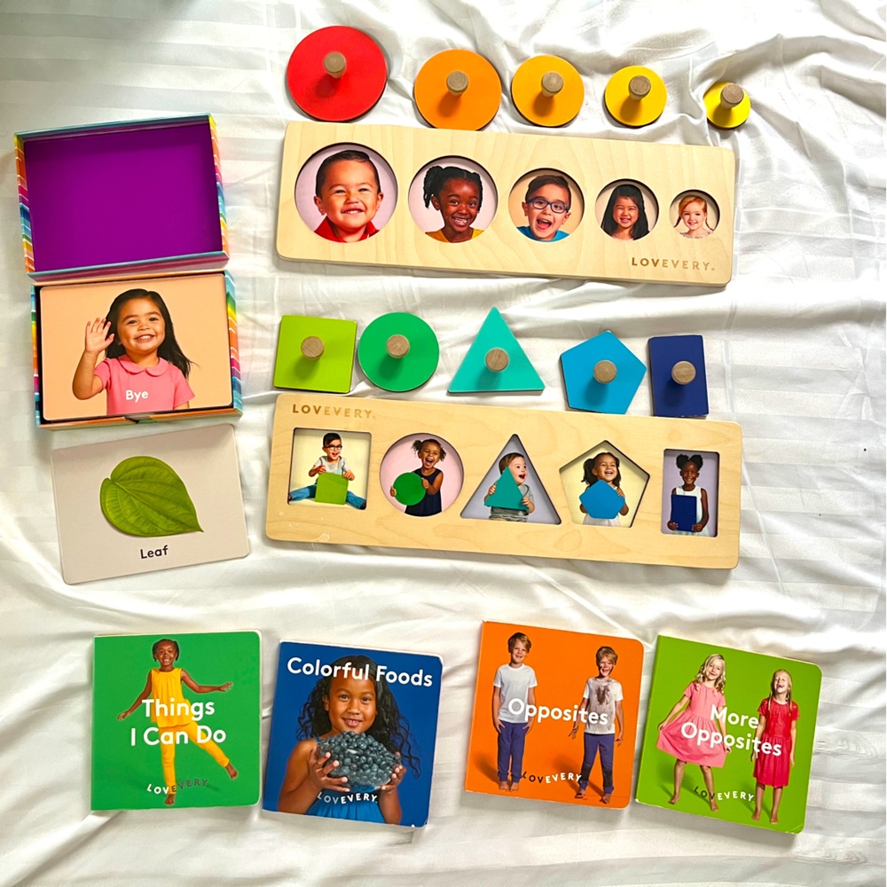 Lovevery Puzzles and Books
